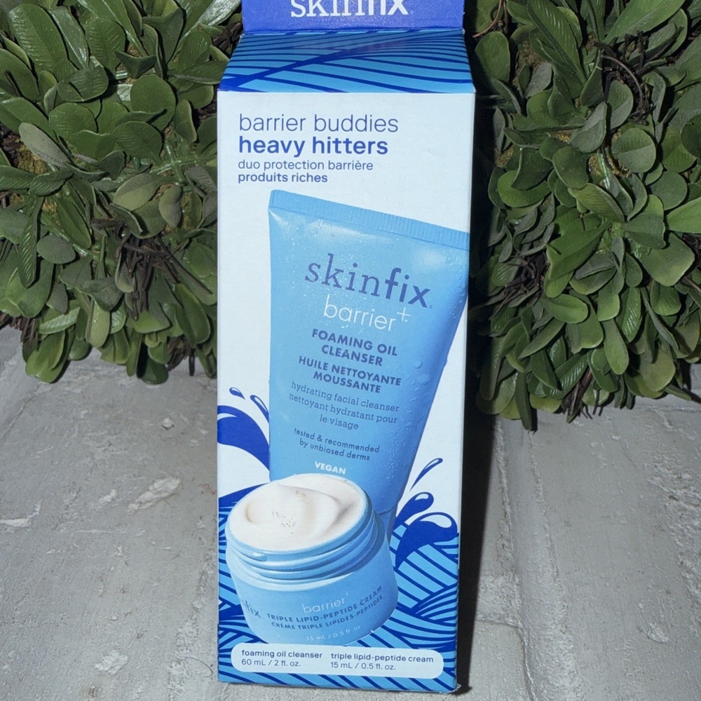 Skinfix Barrier + Barrier Buddies Heavy Hitters Hydration Set ~ Cleanser + Cream